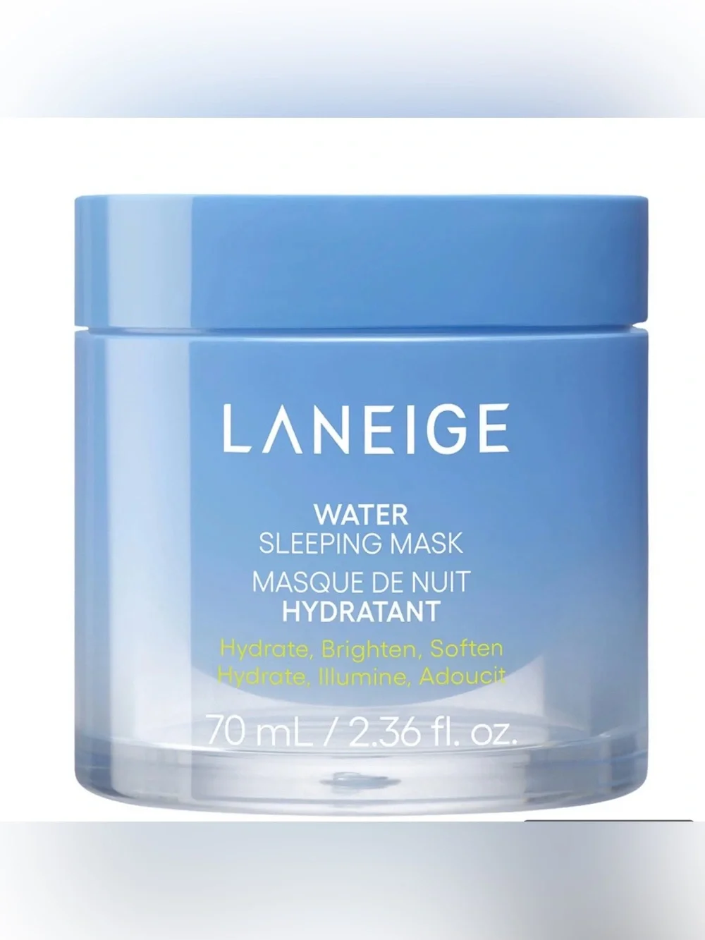 LANEIGE Blue Water Sleeping Mask - Overnight Hydration Jar